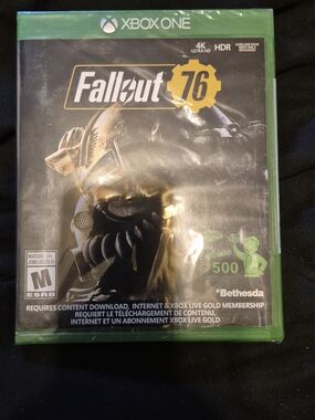 Fallout 76 Xbox One Game - Black & Gold (Bethesda)